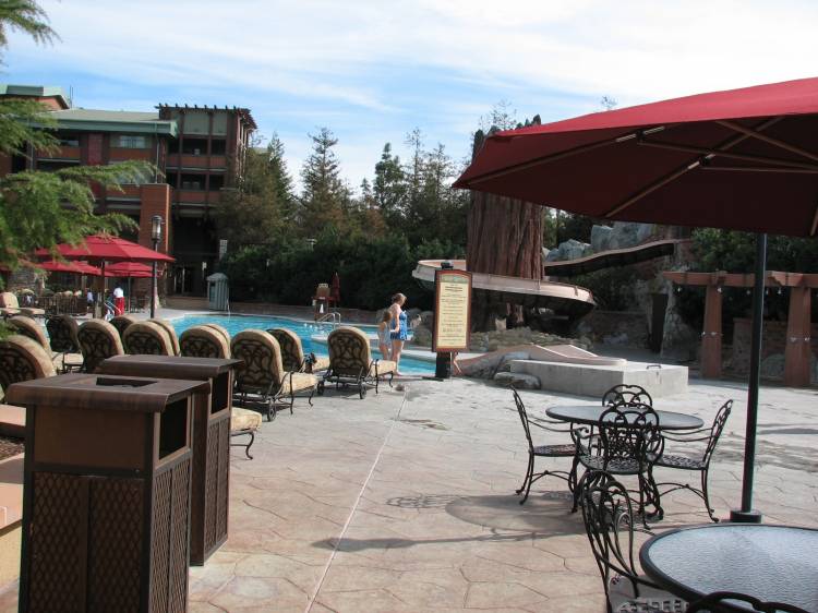 Grand Californian Hotel in February