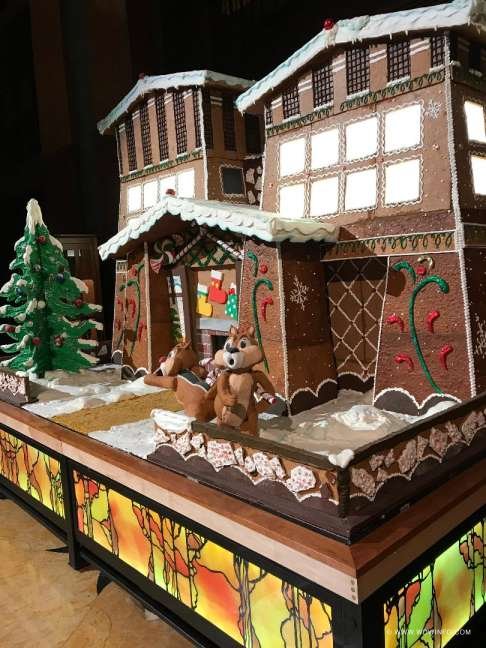 Grand Californian Lobby Gingerbread House 2019