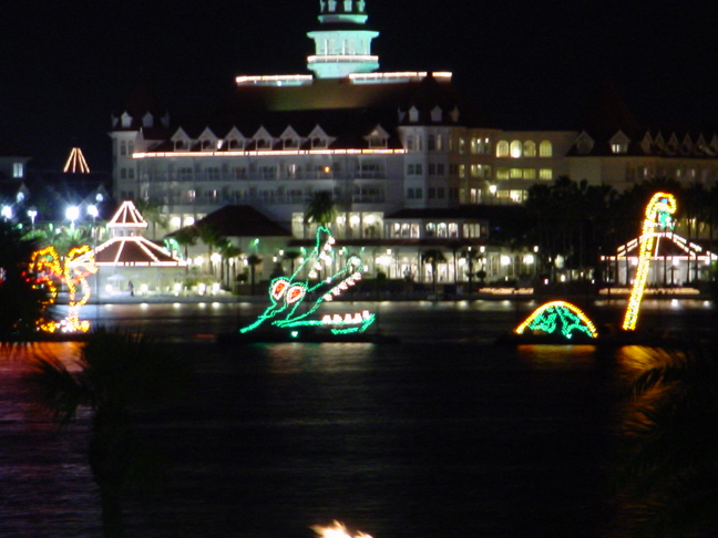 Grand Floridian and Water Parade