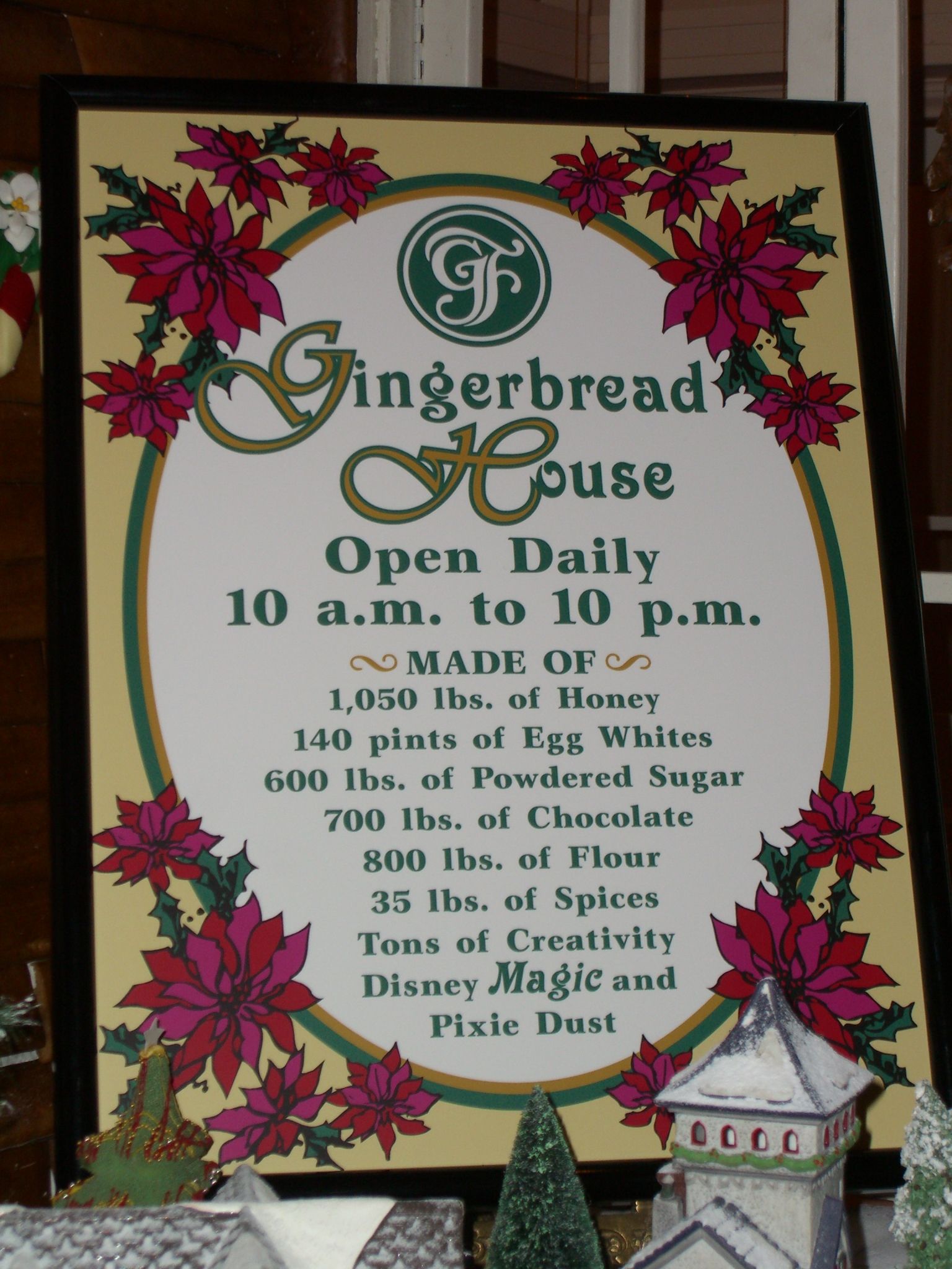 Grand Floridian Gingerbread House recipe