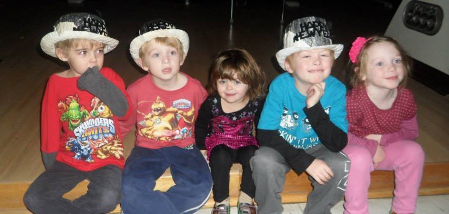 Great Grandma and all her grands