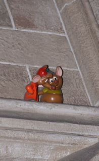 Gus and Jaq at Cinderella's Castle