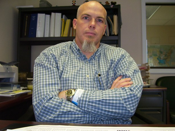 Here is the "normal" look (goatee always changes some)!