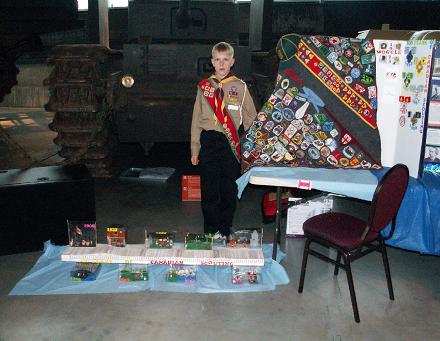 History project on floor