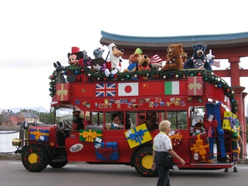 Holiday Bus at Epcot