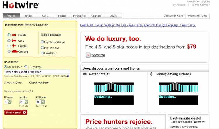 hotwire issue
