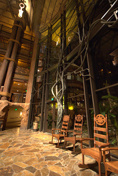 Inside viewing area chairs