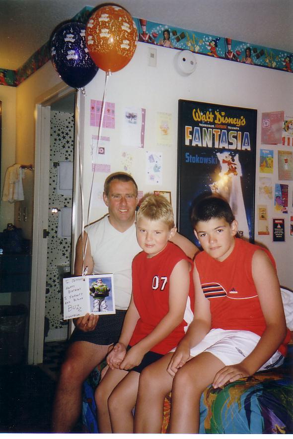 jeff with his birthday card