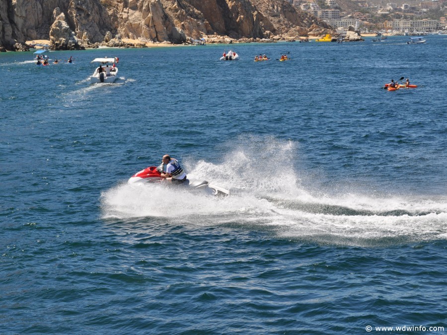 Jet skiing in Cabo San Lucas