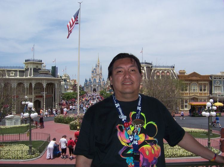 John at the Magic Kingdom