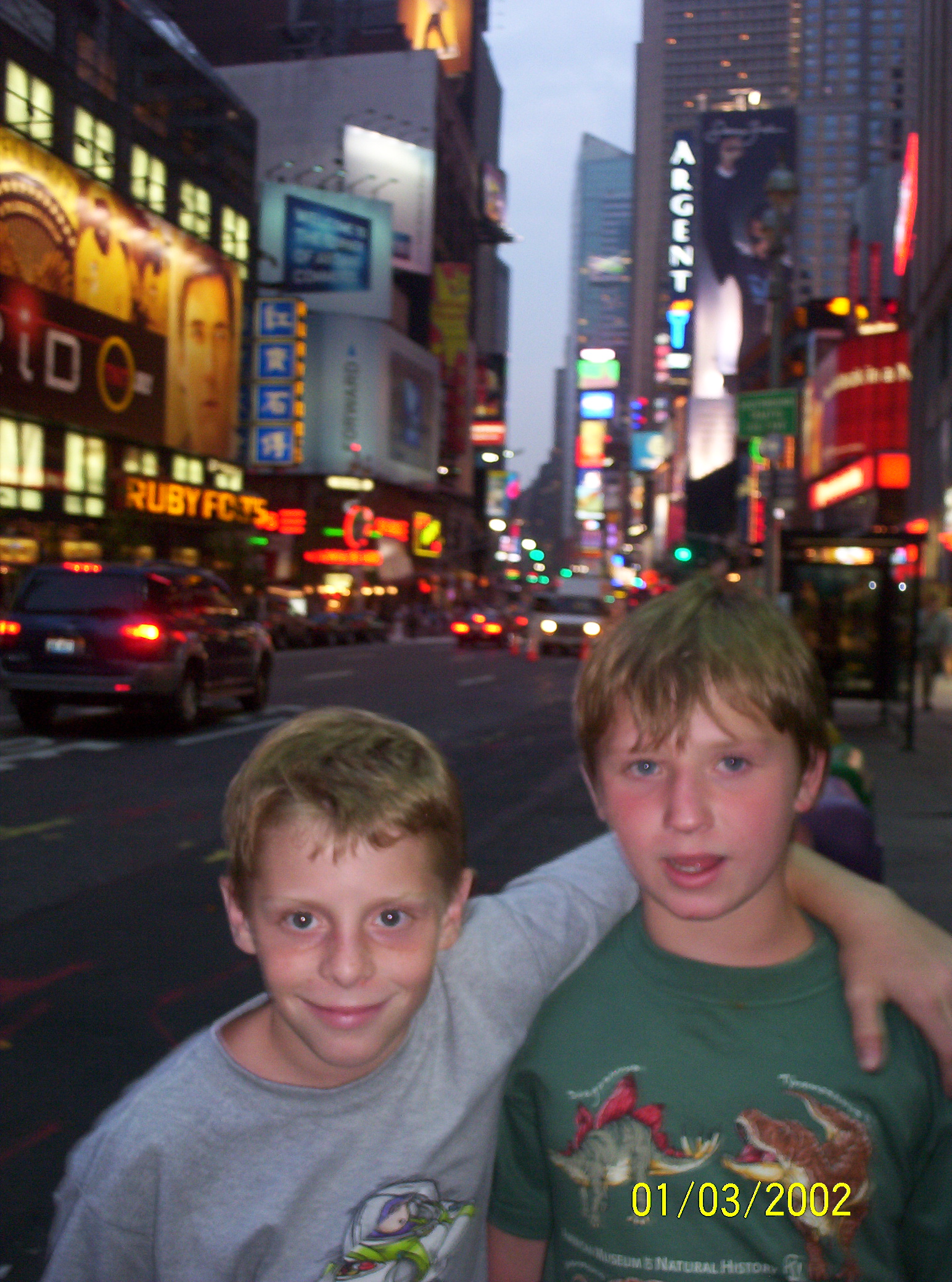 Jon&Erich Time Sq July '04
