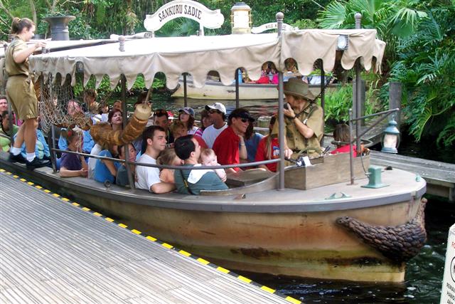 Jungle Cruise arrival.