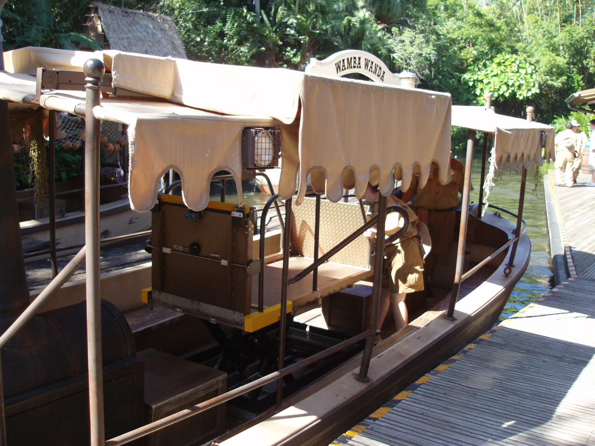 Jungle Cruise wheelchair boat