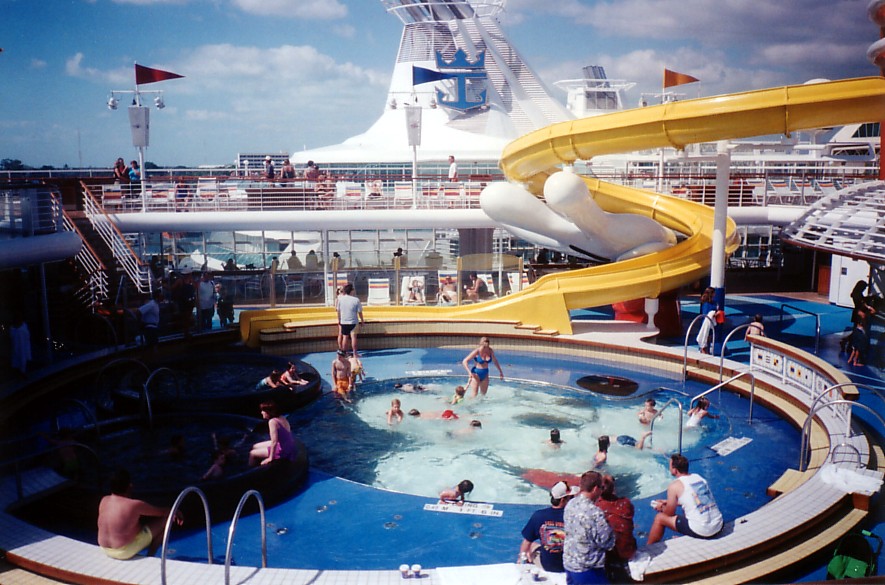 Kid's Mickey pool.