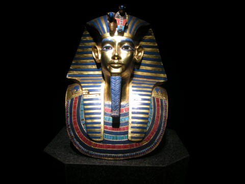 King Tut's funeral mask