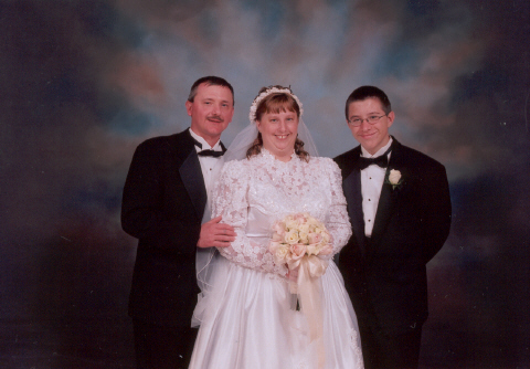 Kirkpatrick's wedding photo