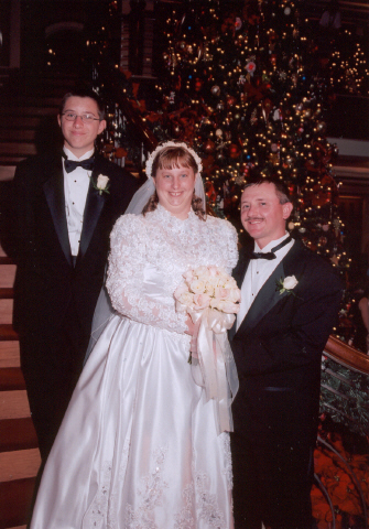 Kirkpatrick's wedding photo