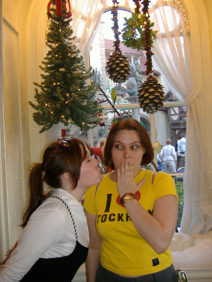 Kiss under the Mistletoe!