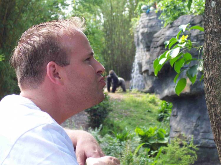 Kissing Up at Animal Kingdom