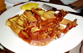 Kona French Toast with Bacon