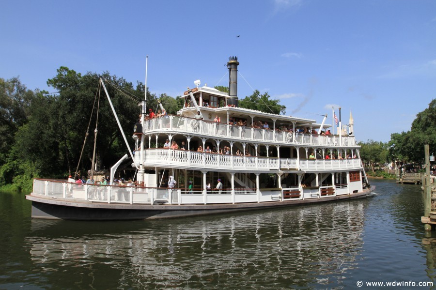 Liberty Square Riverboat Magic Kingdom Walt Disney World