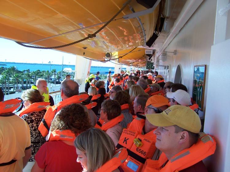 Life boat drill