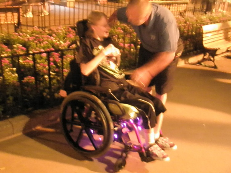 lights on wheelchair
