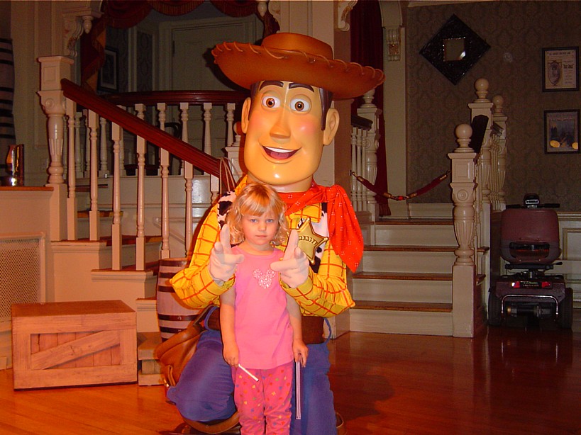Linnea and Woody - 11/2004