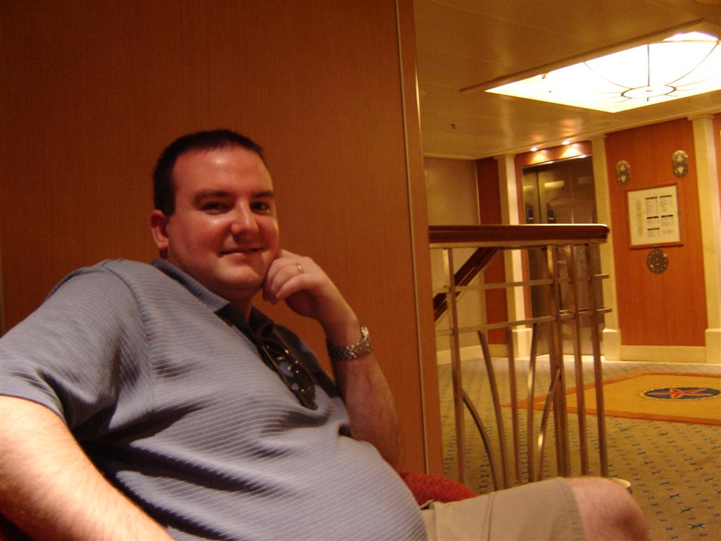 Lounging on deck 7