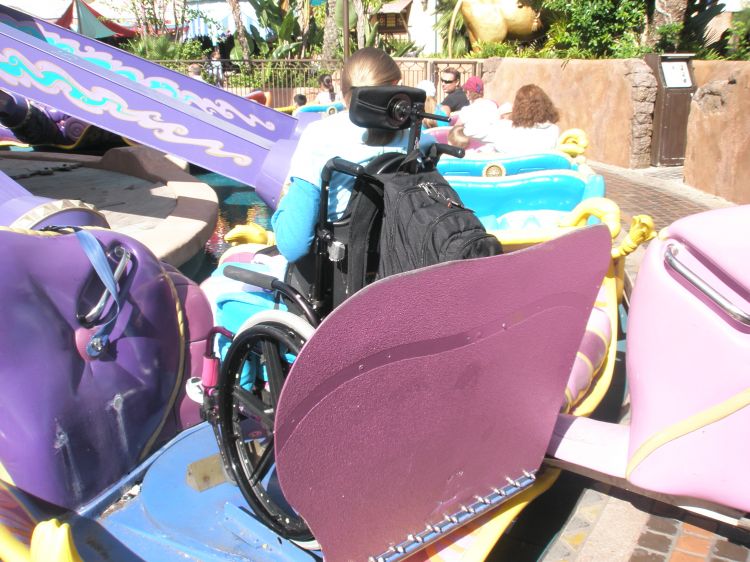 Magic Carpets of Aladdin wheelchair loading 2