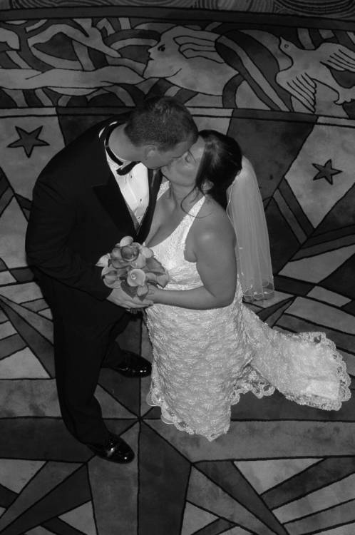 Magical kiss on the Disney Magic