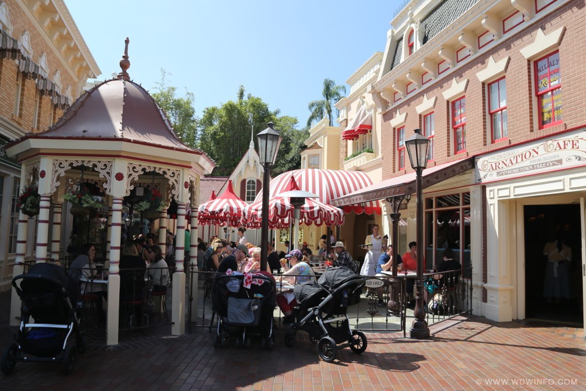 Carnation Cafe Menu, Disneyland Park