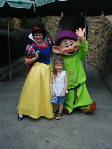 Mallory, Snow White and Dopey