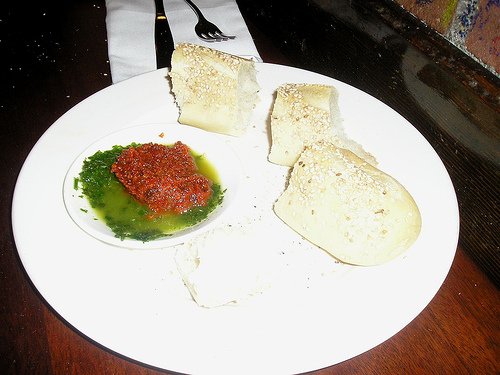 Mama Melrose bread and oil