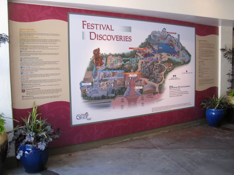 Map in Welcome Center