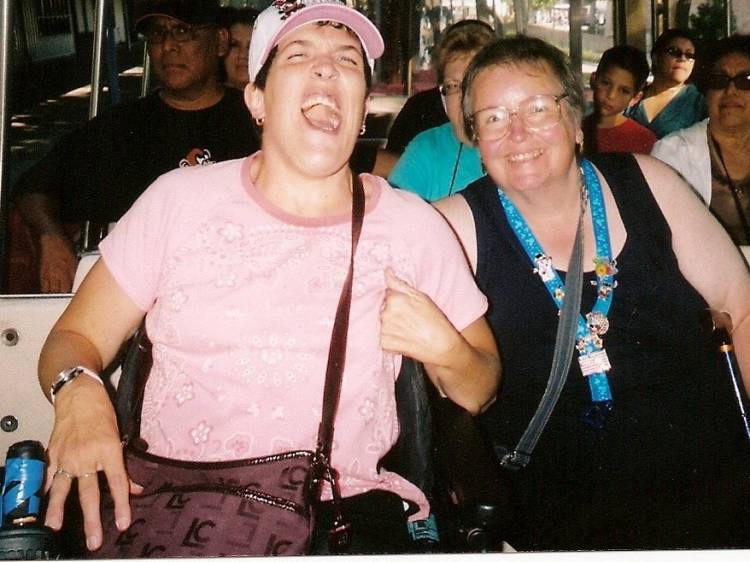 Marie and Kim at Backlot Tour