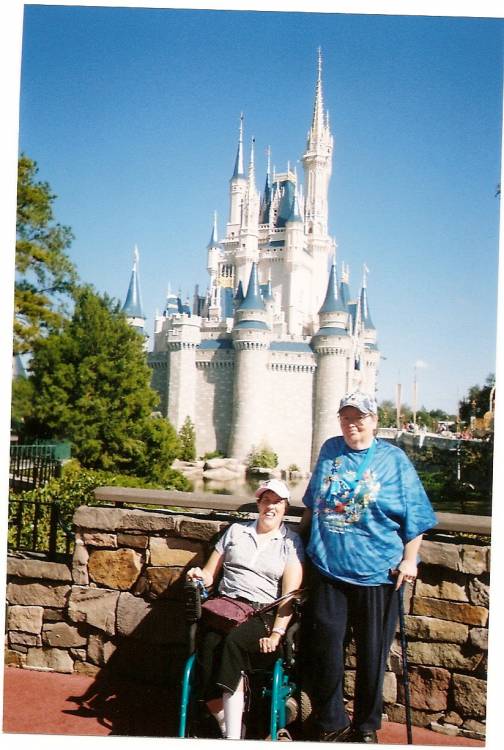 Marie and Kim at the Castle