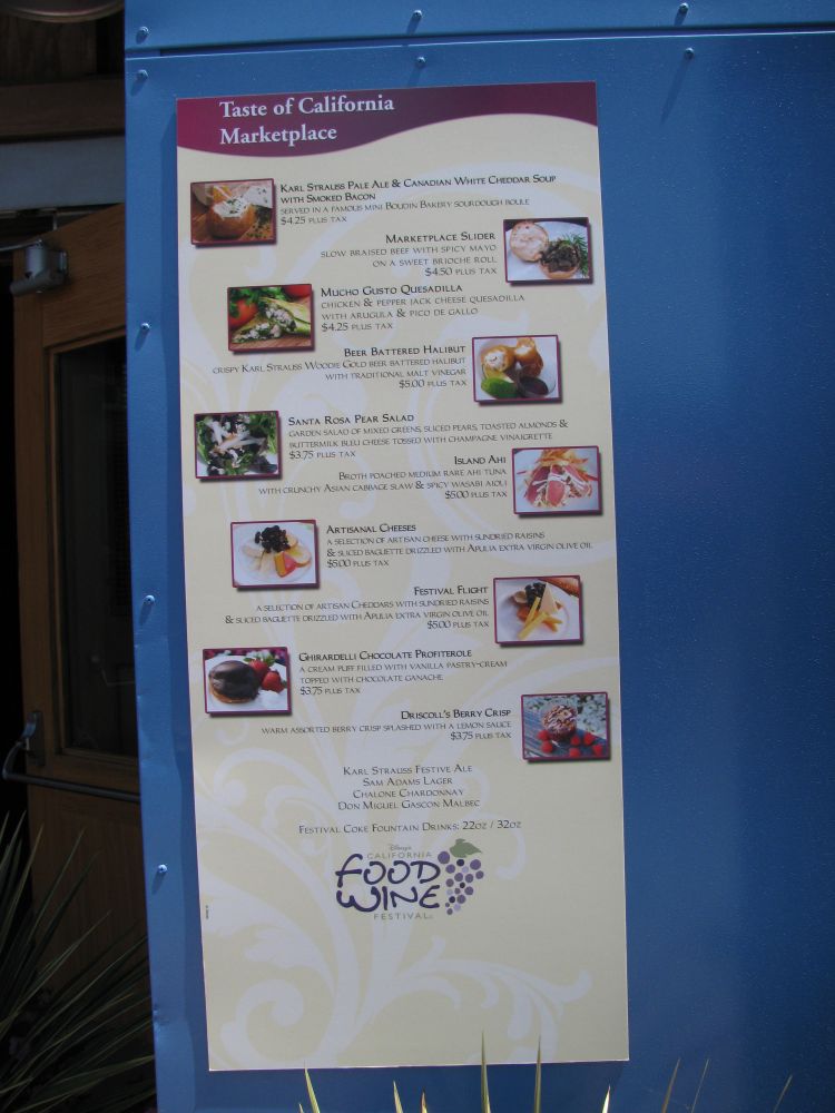 Marketplace Menu