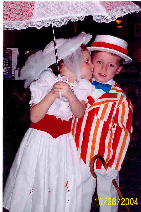 Mary Poppins and Bert