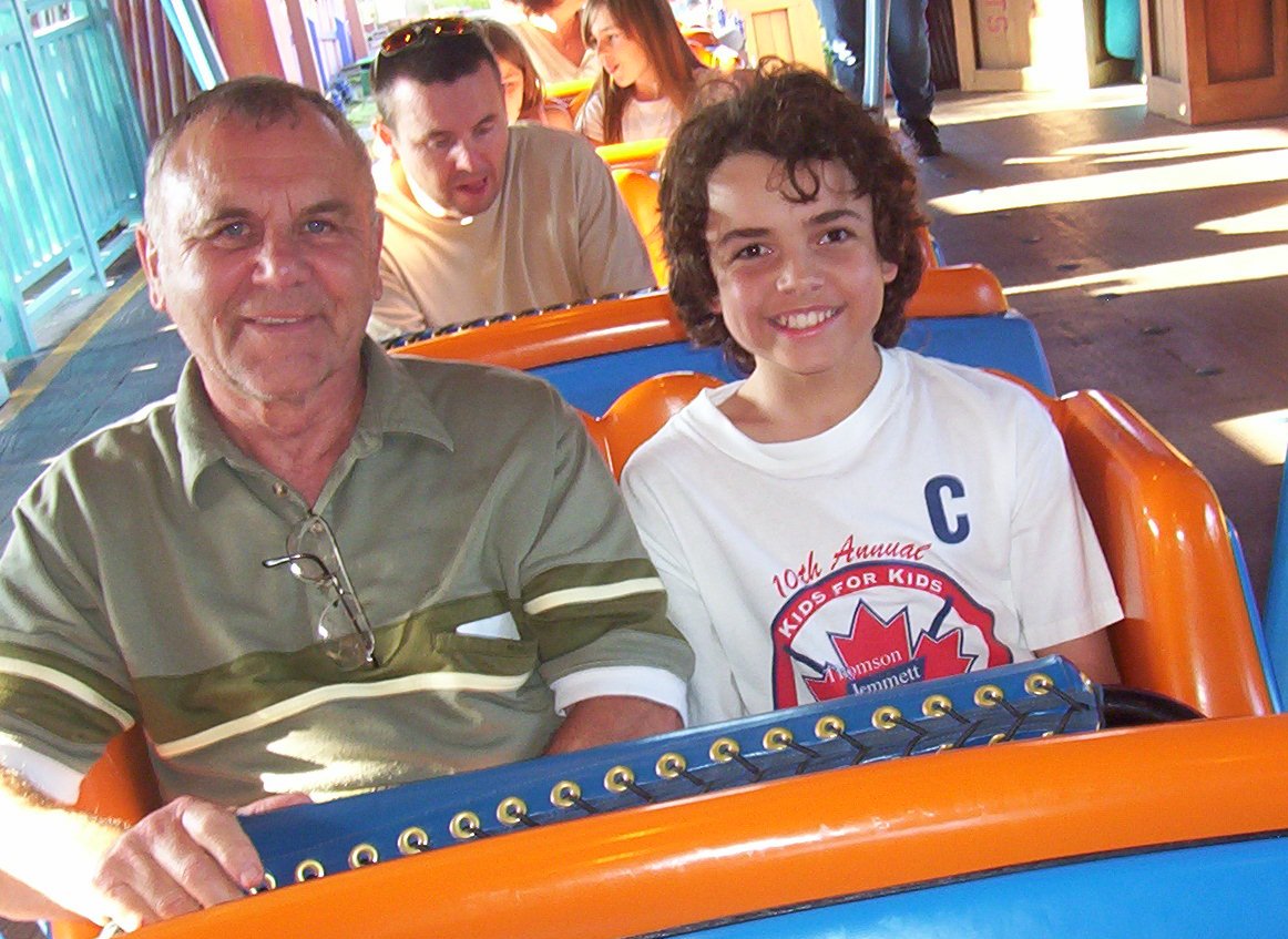 Me and Gramps Barnstorming