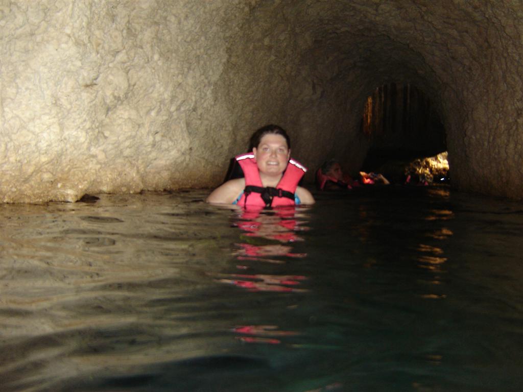 Me in underground river