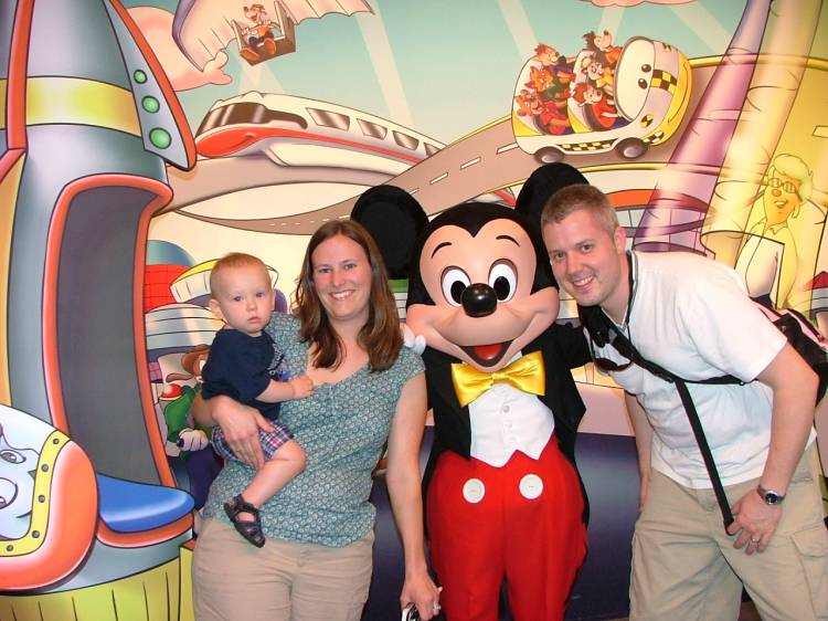 Me, JJ, Jack w/ Mickey 08