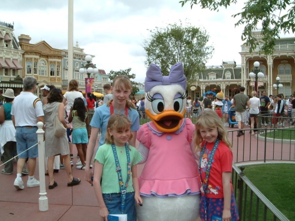 Meeting Daisy Duck