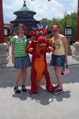 Meeting Mushu in China