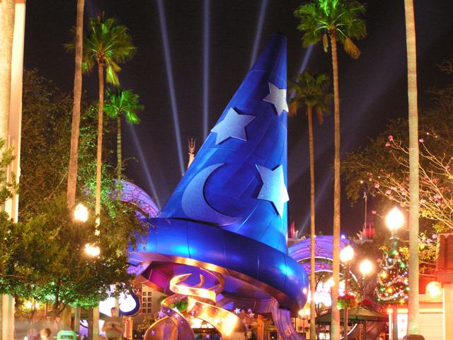 MGM at night...