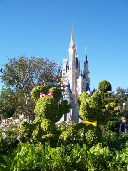 Mickey and Minnie Welcome Us