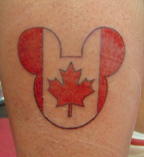 Mickey CDN Flag TAT