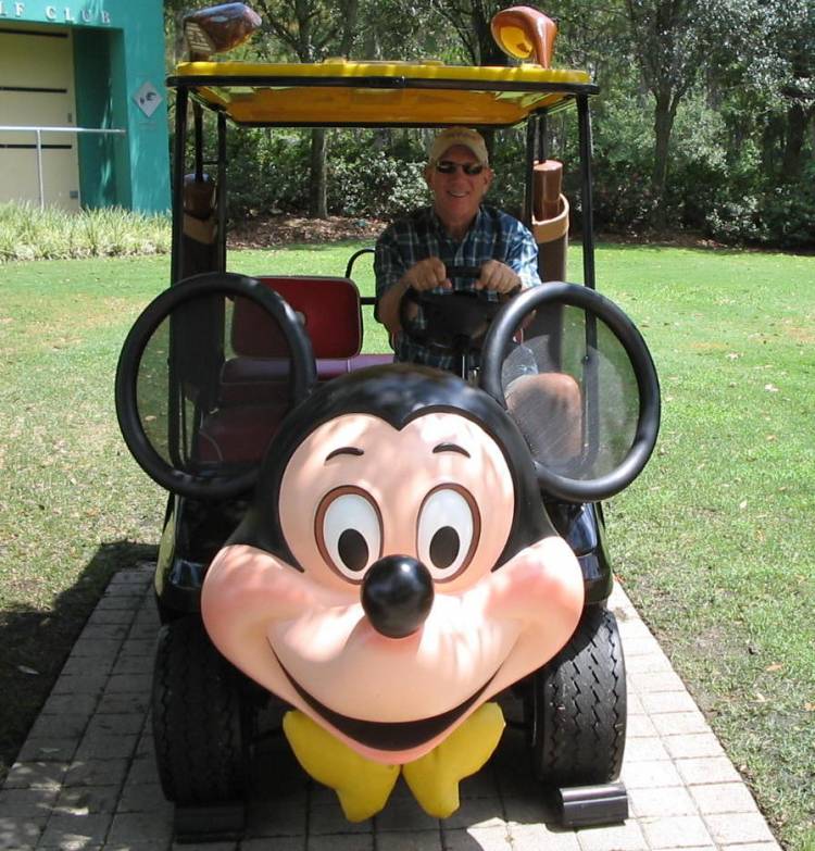 Mickey Golf Cart
