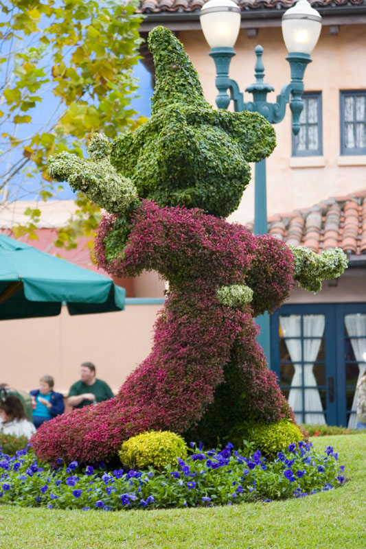 Mickey in flowers