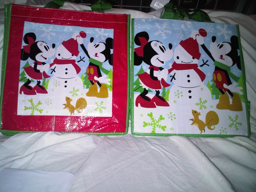 mickey minnie christmas bags disneystore